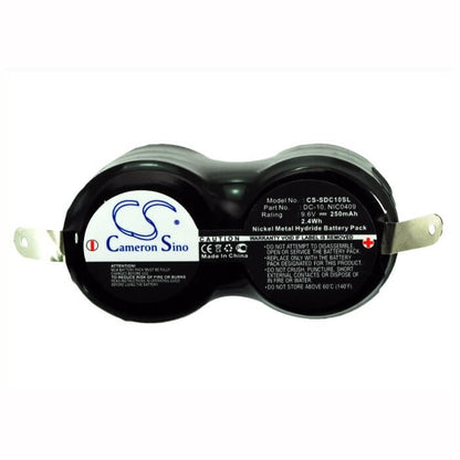 9.6V, 250mAh, Ni-MH Battery fits Tri-tronics, 190dt, 300dt, 2.4Wh