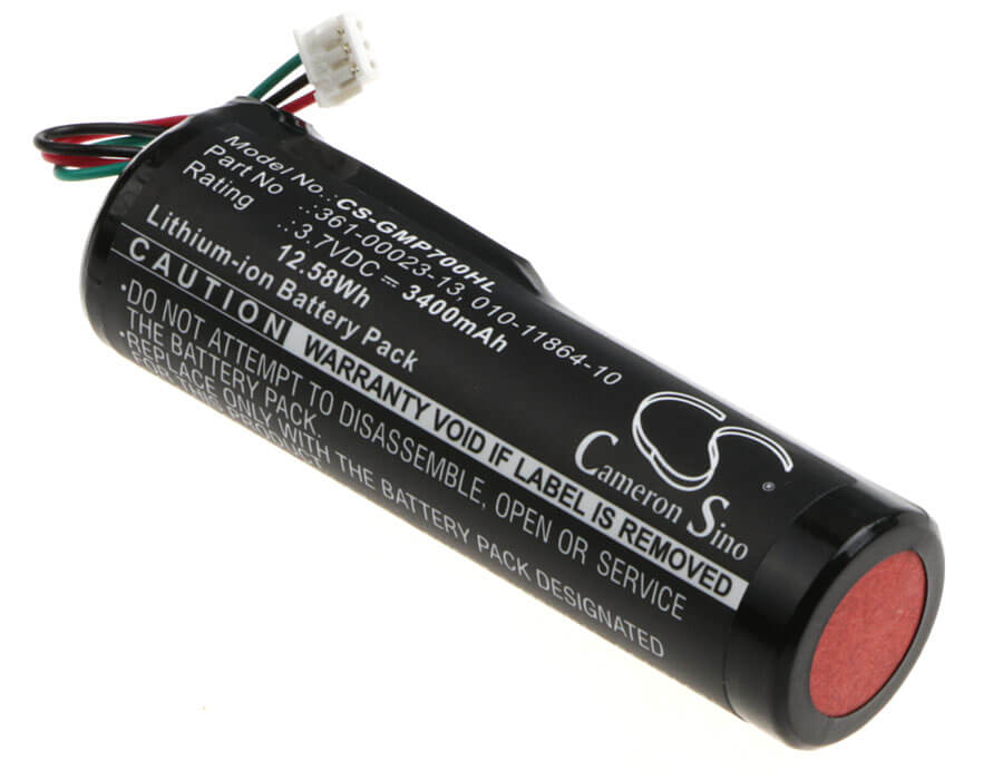 3.7V, 3400mAh, Li-ion Battery fits Garmin, Pro 550 Handheld, Pro 70 Dog Transmitter, 12.58Wh