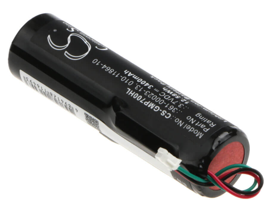 3.7V, 3400mAh, Li-ion Battery fits Garmin, Pro 550 Handheld, Pro 70 Dog Transmitter, 12.58Wh