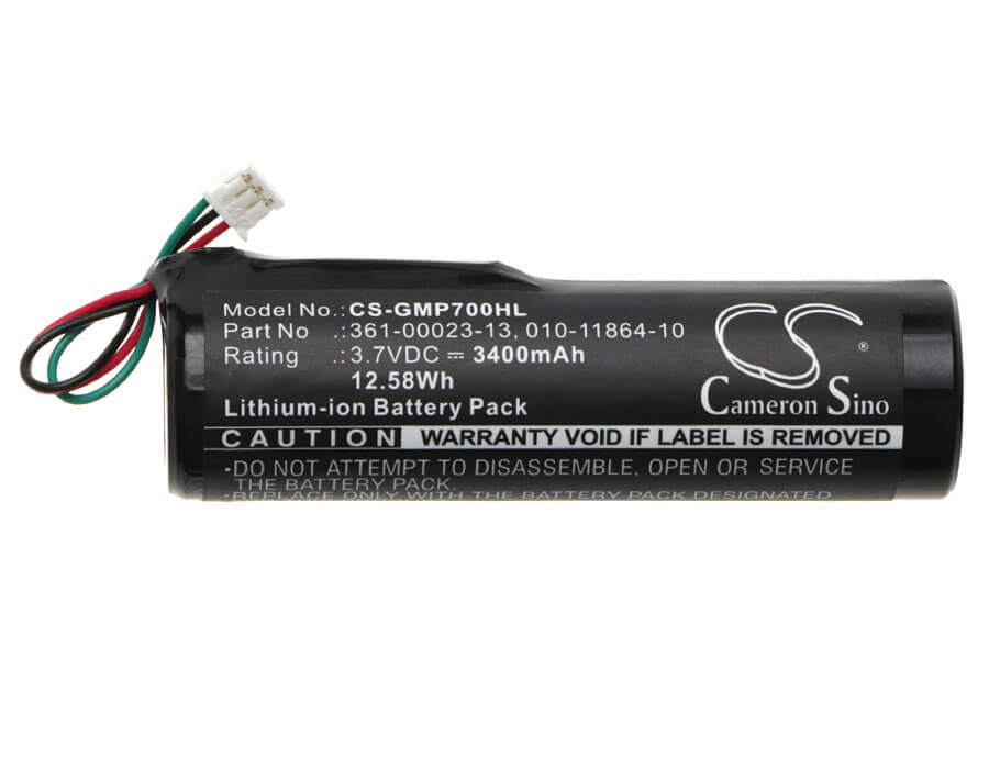 3.7V, 3400mAh, Li-ion Battery fits Garmin, Pro 550 Handheld, Pro 70 Dog Transmitter, 12.58Wh