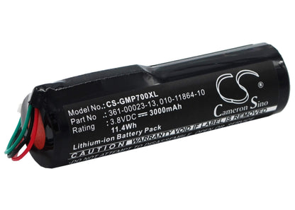 3.8V, 3000mAh, Li-ion Battery fits Garmin, Pro 550 Handheld, Pro 70 Dog Transmitter, 11.4Wh