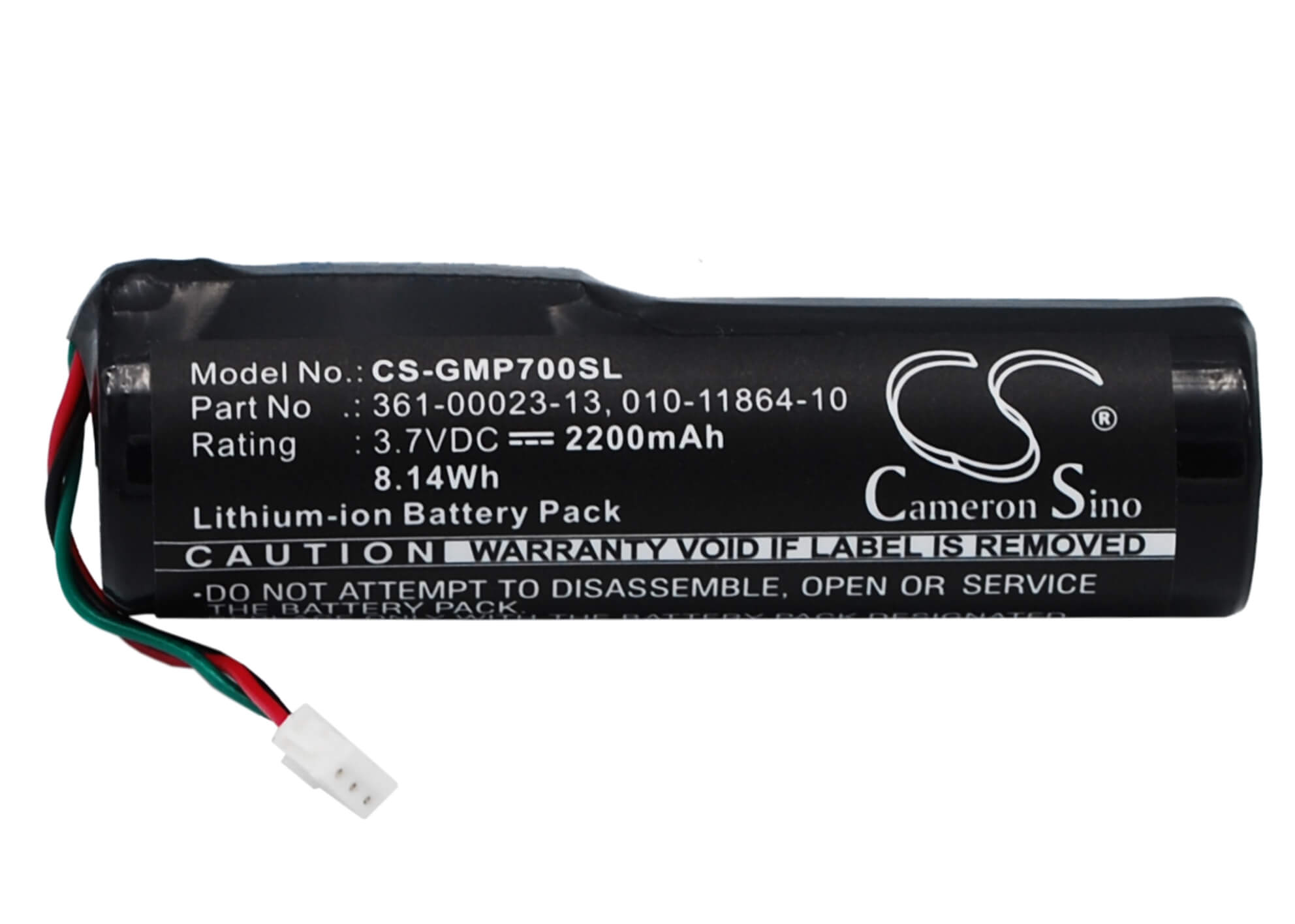 3.7V, 2200mAh, Li-ion Battery fits Garmin, Pro 550 Handheld, Pro 70 Dog Transmitter, 8.14Wh