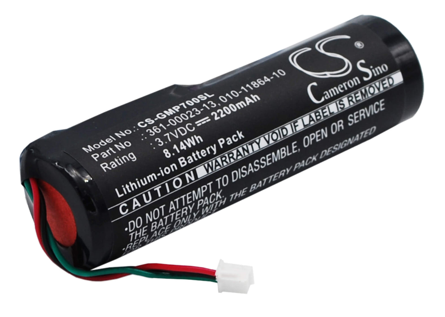 3.7V, 2200mAh, Li-ion Battery fits Garmin, Pro 550 Handheld, Pro 70 Dog Transmitter, 8.14Wh