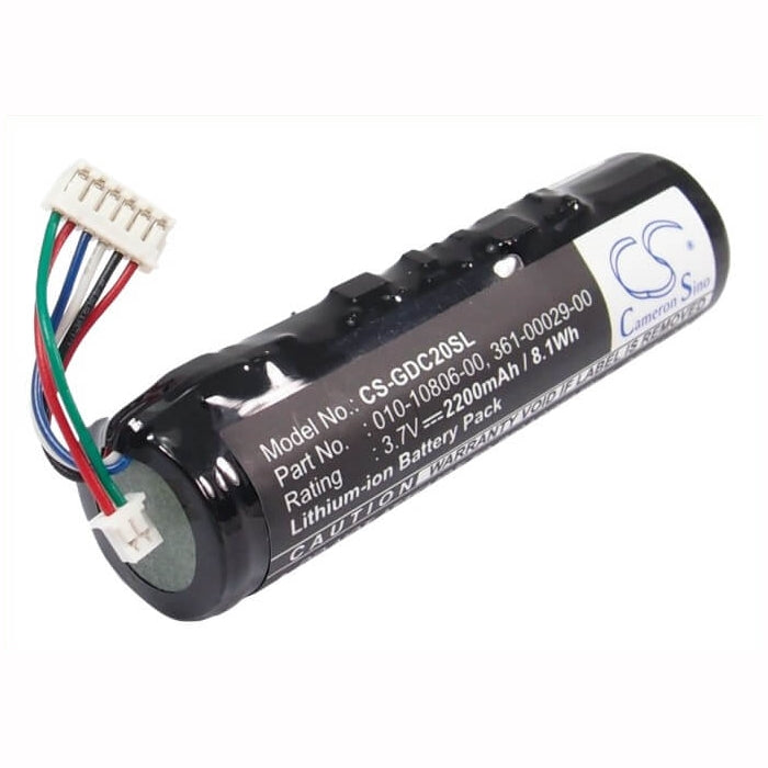 3.7V, 2200mAh, Li-ion Battery fits Garmin, Astro System Dc20, Dc20, 8.14Wh