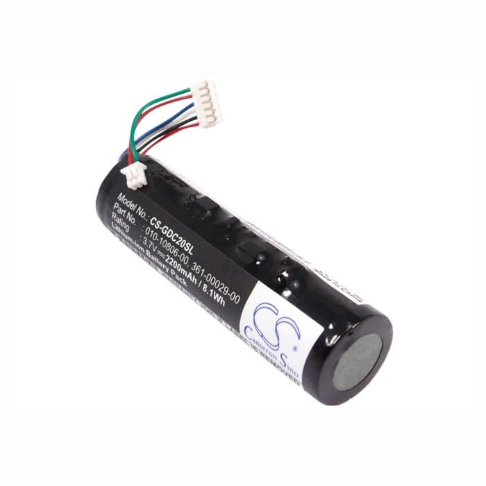 3.7V, 2200mAh, Li-ion Battery fits Garmin, Astro System Dc20, Dc20, 8.14Wh