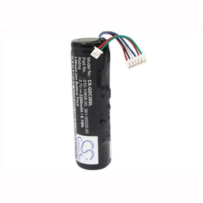 3.7V, 2200mAh, Li-ion Battery fits Garmin, Astro System Dc20, Dc20, 8.14Wh