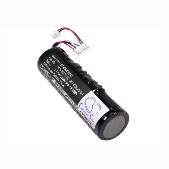3.7V, 2600mAh, Li-ion Battery fits Garmin, Astro System Dc20, Dc20, 9.62Wh