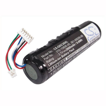 3.7V, 2600mAh, Li-ion Battery fits Garmin, Astro System Dc20, Dc20, 9.62Wh
