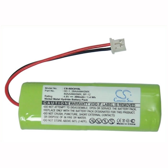 4.8V, 300mAh, Ni-MH Battery fits Dt Systems, Btb, Edt, 1.44Wh