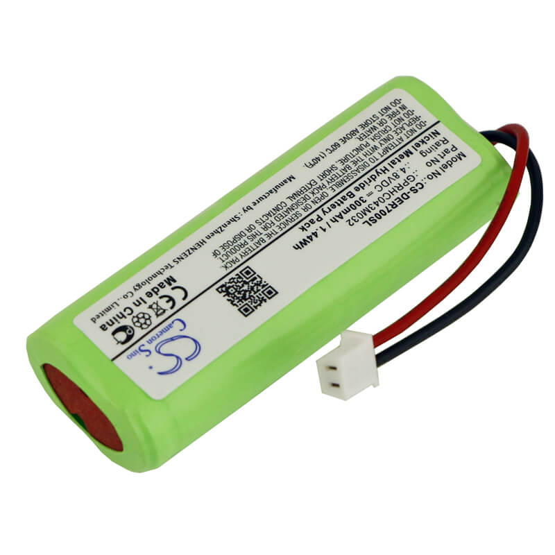 4.8V, 300mAh, Ni-MH Battery fits Educator, 1200a Receiver, 1200ts Receiver, 1.44Wh