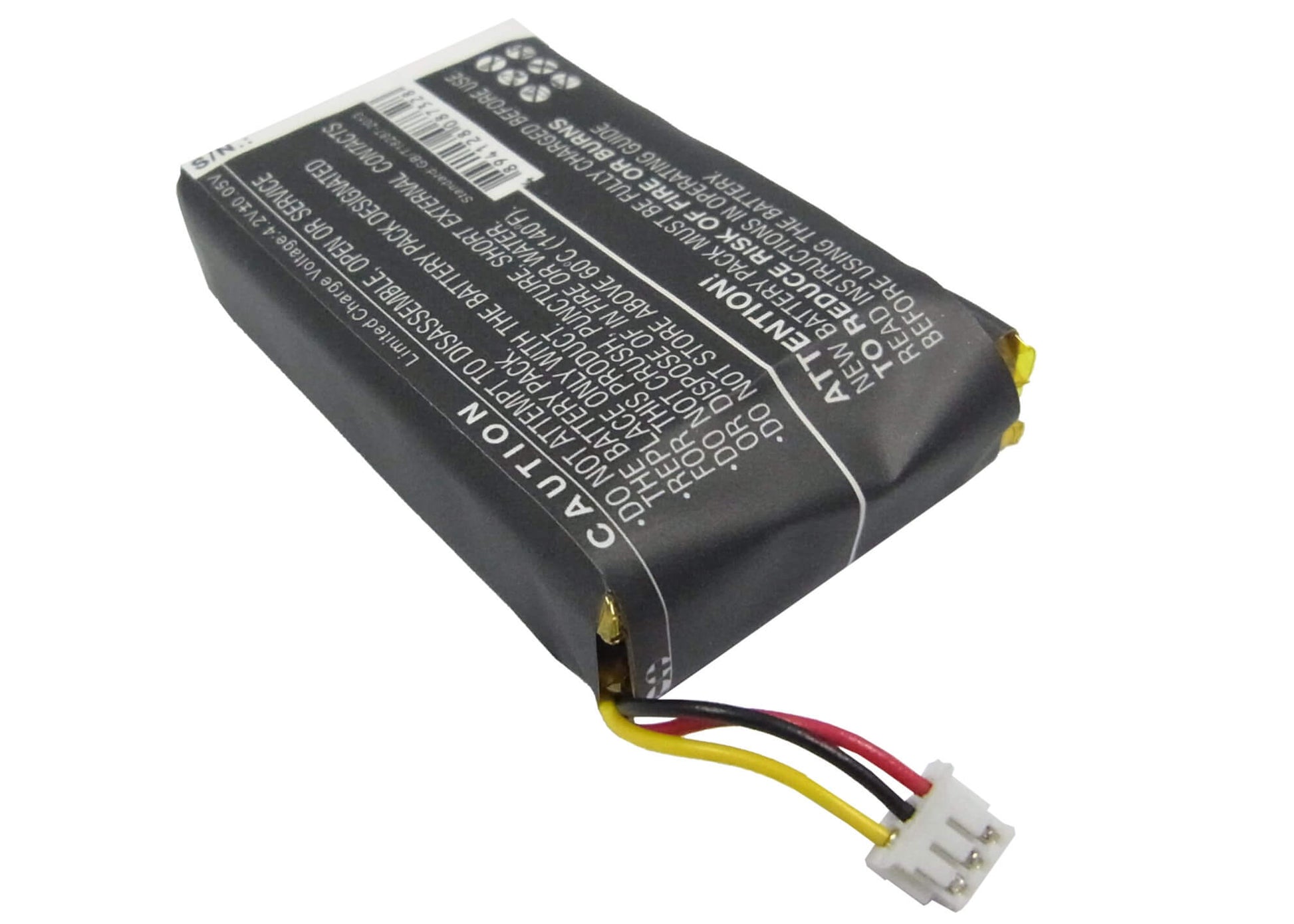 3.7V, 1900mAh, Li-Polymer Battery fits Sportdog, Tek V1l Handheld Transmitter, Tek-h, 7.03Wh