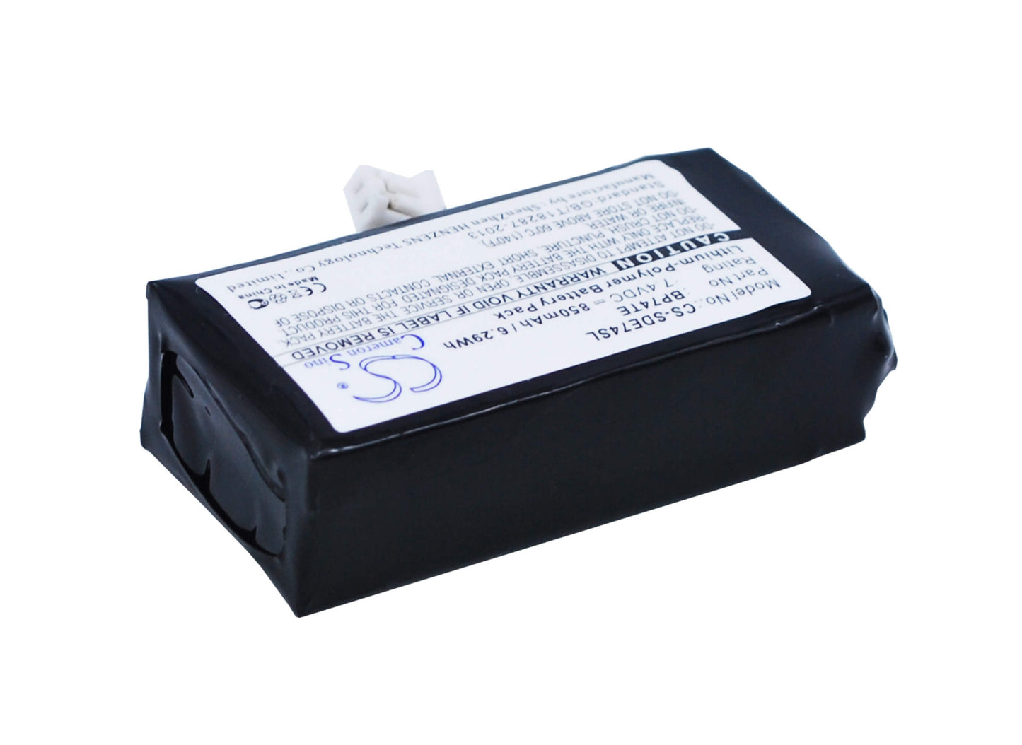 7.4V, 850mAh, Li-Polymer Battery fits Dogtra, Da212, Edge Rt Transmitter, 6.29Wh