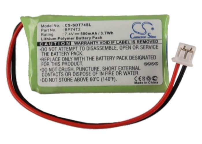 7.4V, 500mAh, Li-Polymer Battery fits Dogtra, 1900s Transmitters, 1902s Transmitters, 3.7Wh