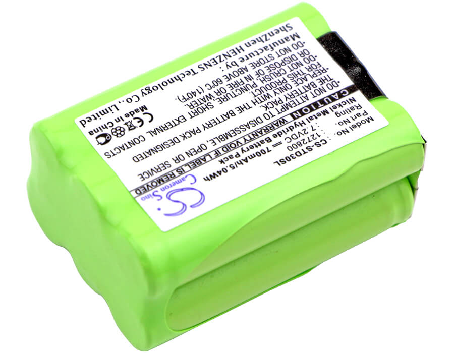7.2V, 700mAh, Ni-MH Battery fits Tri-tronics, Classic 70 G3, Field 90 G3, 5.04Wh
