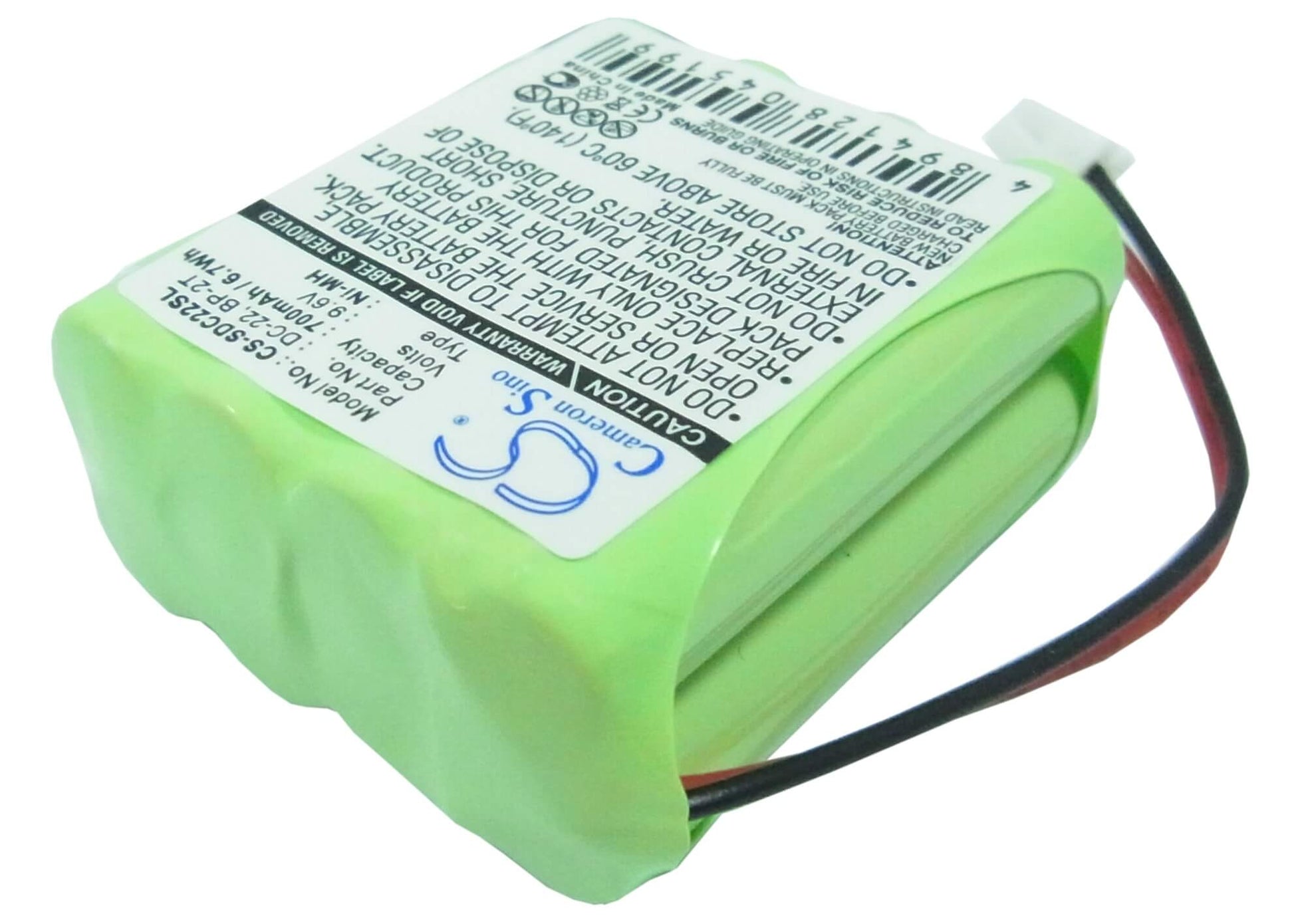 9.6V, 700mAh, Ni-MH Battery fits Sportdog, Transmitter 1400, Transmitter 1400ncp, 6.72Wh