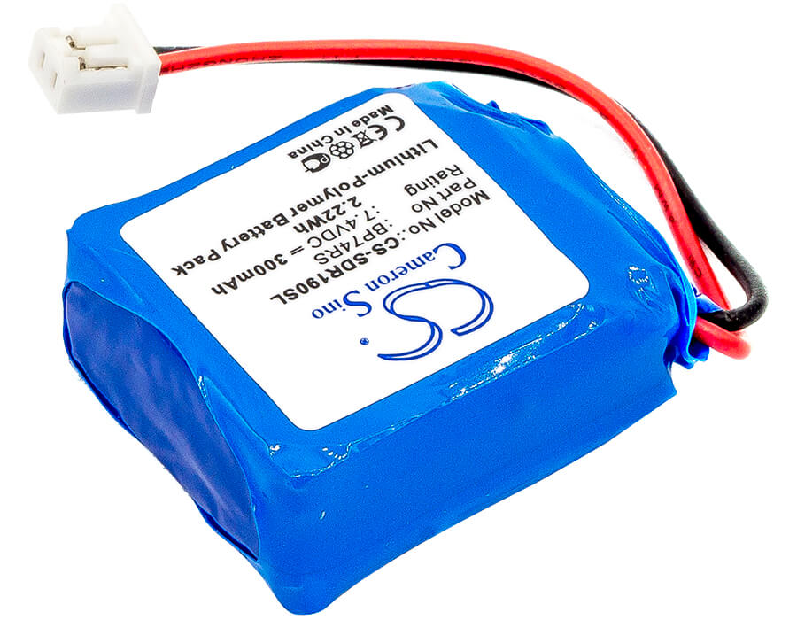 7.4V, 300mAh, Li-Polymer Battery fits Dogtra, 1900s Receiver, 1902s Receiver, 2.22Wh