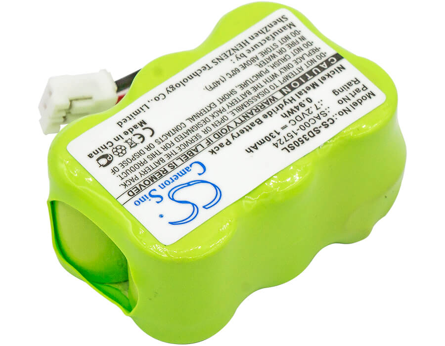 7.2V, 130mAh, Ni-MH Battery fits Sportdog, Fieldtrainer Sd-400, Fieldtrainer Sd-400s, 0.936Wh