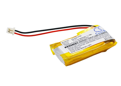 3.7V, 300mAh, Li-Polymer Battery fits Dogtra, Ef3000 Gold, Ef3000 Gold Dog Containment Sy, 1.11Wh
