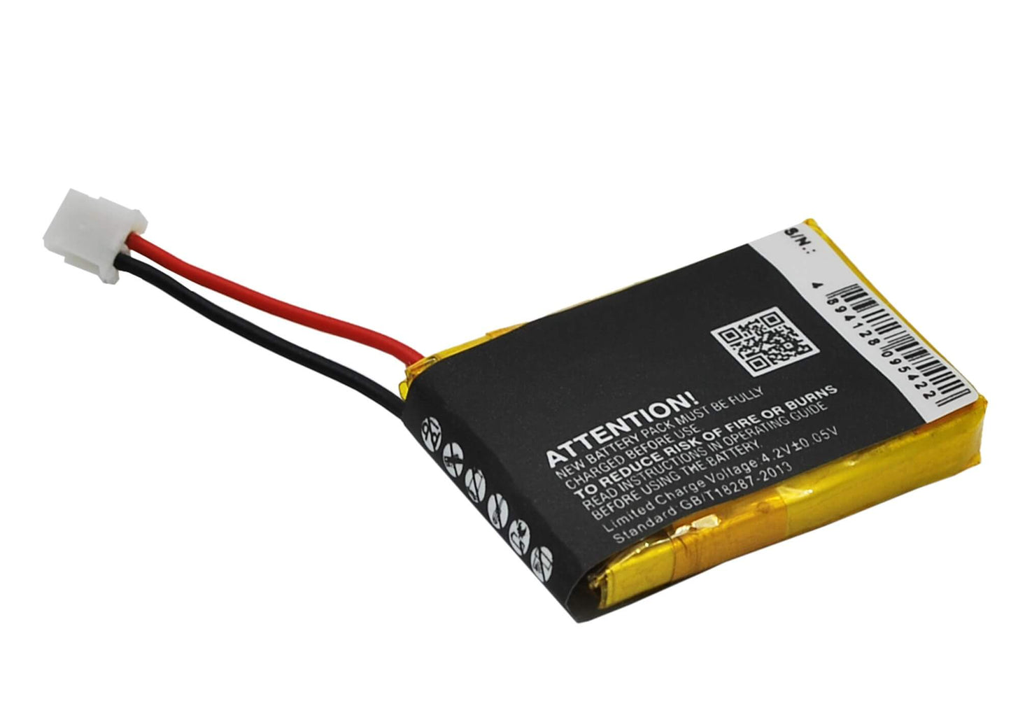 3.7V, 190mAh, Li-Polymer Battery fits Sportdog, Fieldtrainer 425, Fieldtrainer 425s, 0.703Wh