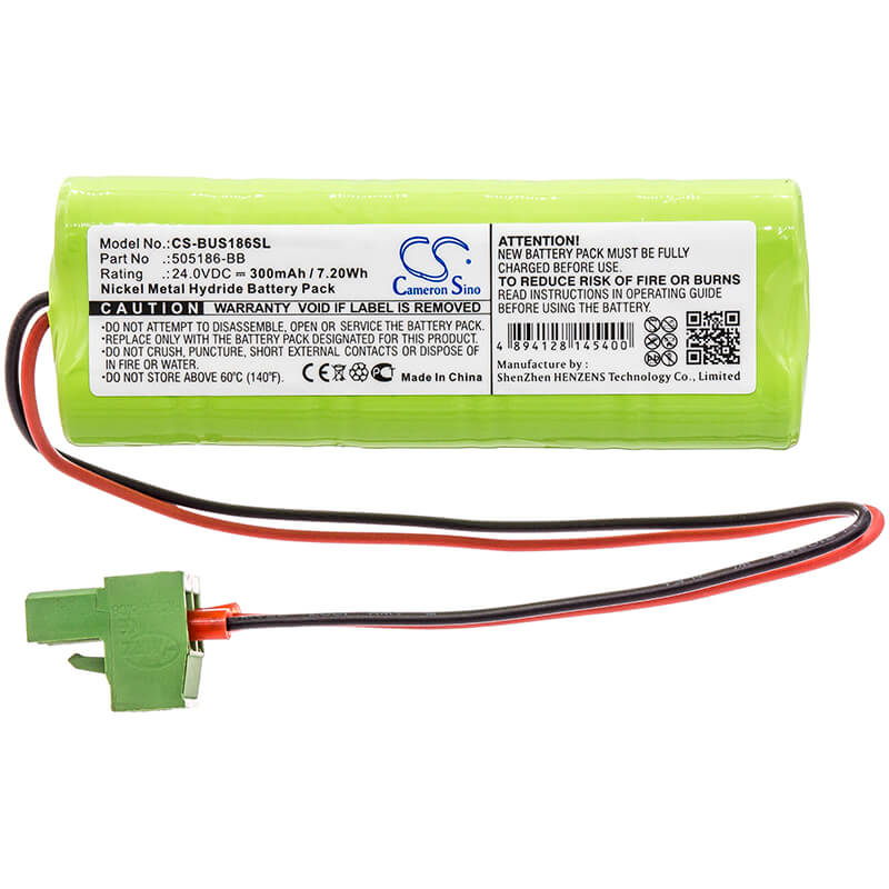 24.0V, 300mAh, Ni-MH Battery fits Besam, Automatische Turoffnung Emc, Automatische Turoffnung Emcm, 7.2Wh