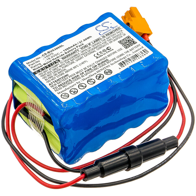 18.0V, 1500mAh, Ni-MH Battery fits Besam, Automatische Turoffnung Cud300, 27Wh