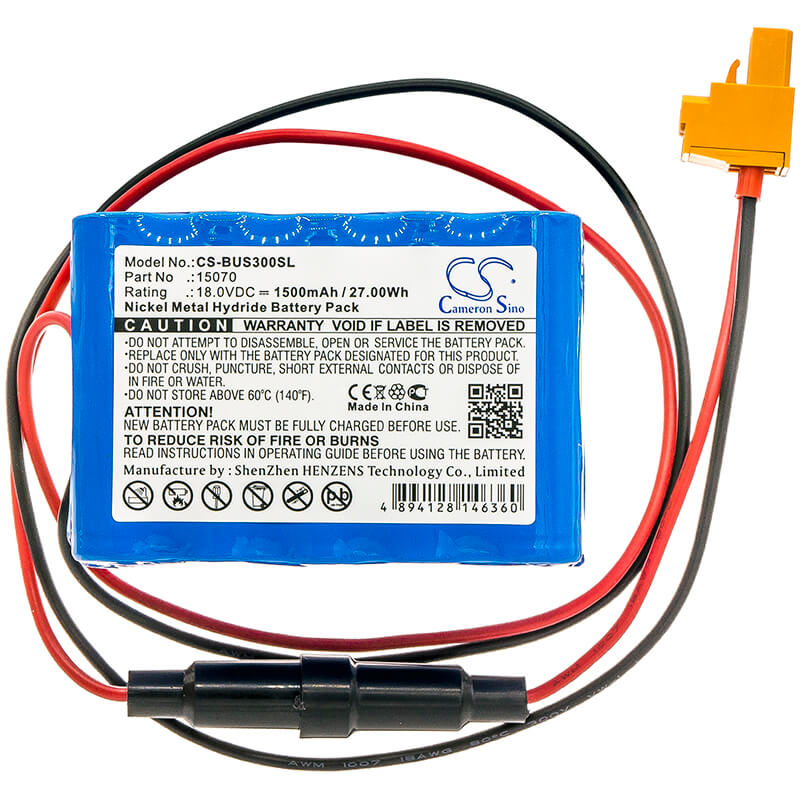 18.0V, 1500mAh, Ni-MH Battery fits Besam, Automatische Turoffnung Cud300, 27Wh