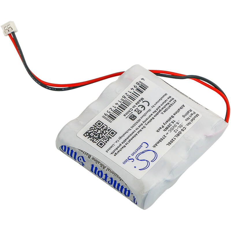 6.0V, 2700mAh, Alkaline Battery fits Hd Supply, 884952, 16.2Wh