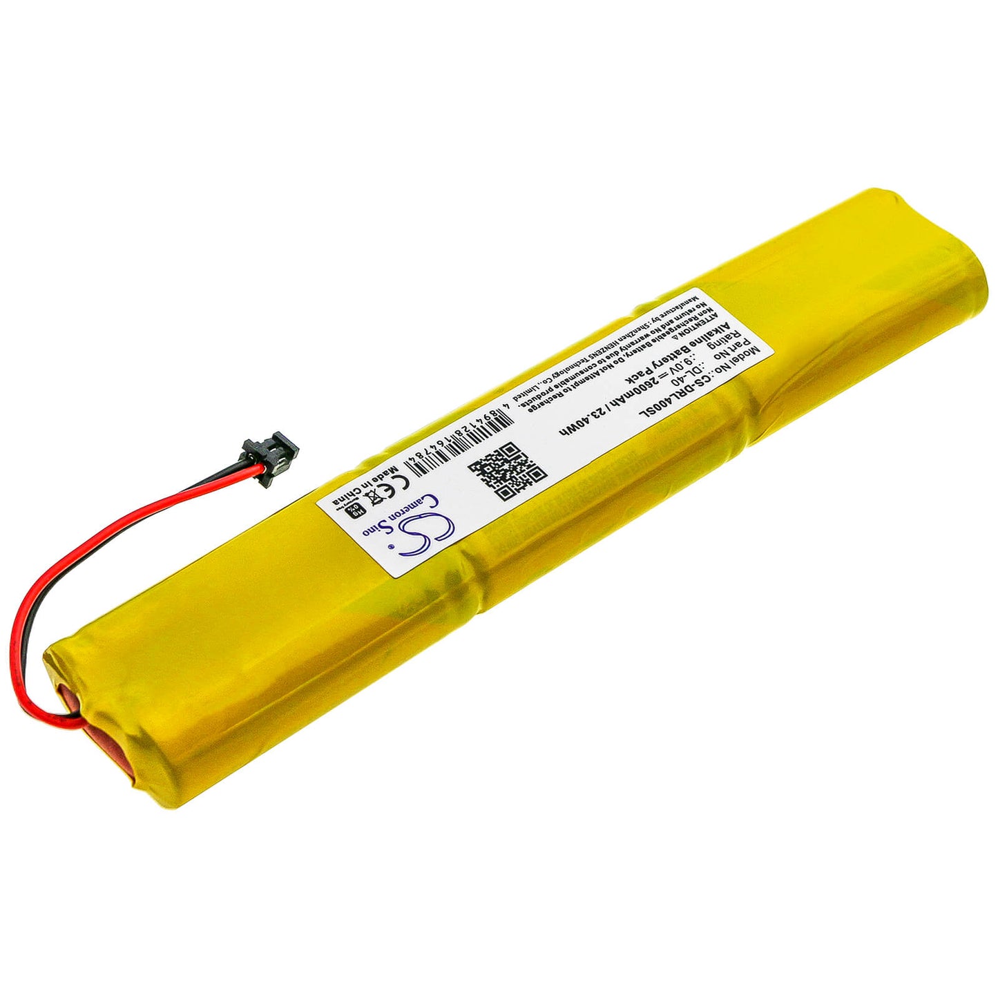 9.0V, 2600mAh, Alkaline Battery fits Best, Access Systems 11pdbb, Access Systems 30hz, 23.4Wh