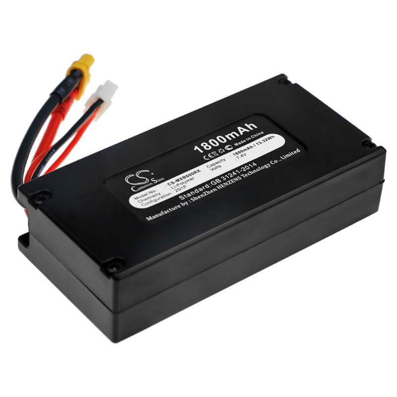 7.4V, 1800mAh, Li-Polymer Battery fits Mjx, B6 Race, B8 Race, 13.32Wh