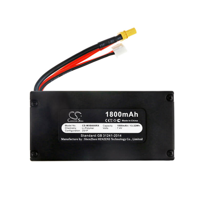 7.4V, 1800mAh, Li-Polymer Battery fits Mjx, B6 Race, B8 Race, 13.32Wh