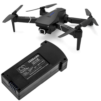 7.4V, 1600mAh, Li-Polymer Battery fits Eachine, E520, E520s, 11.84Wh