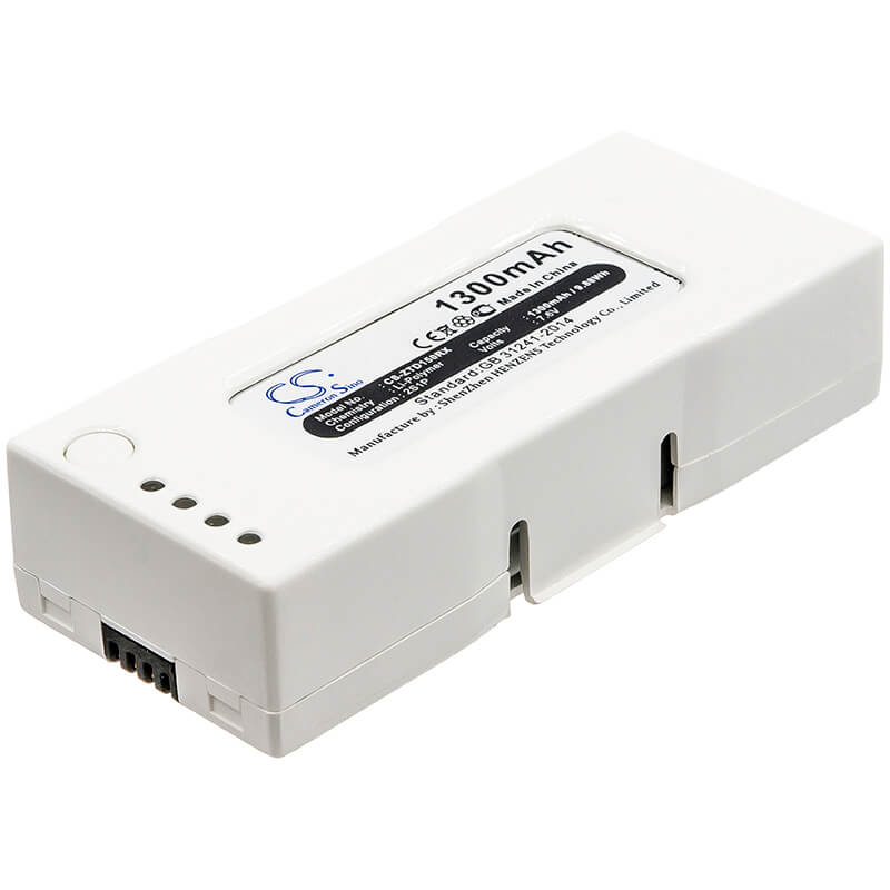 7.6V, 1300mAh, Li-Polymer Battery fits Zerotech, D150, Dobby Pocket Selfie Drone, 9.88Wh