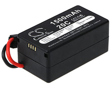 11.1V, 1500mAh, Li-Polymer Battery fits Parrot, Ar.drone 1.0, Ar.drone 2.0, 16.65Wh
