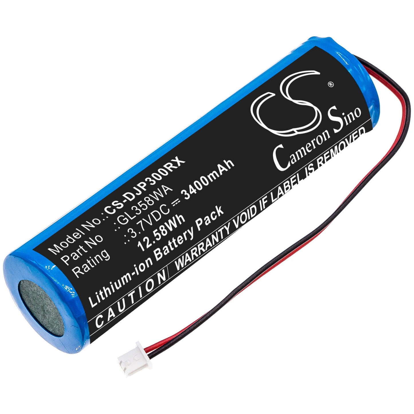 3.7V, 3400mAh, Li-ion Battery fits Dji, Phantom 3 Standard Remote Cont, 12.58Wh