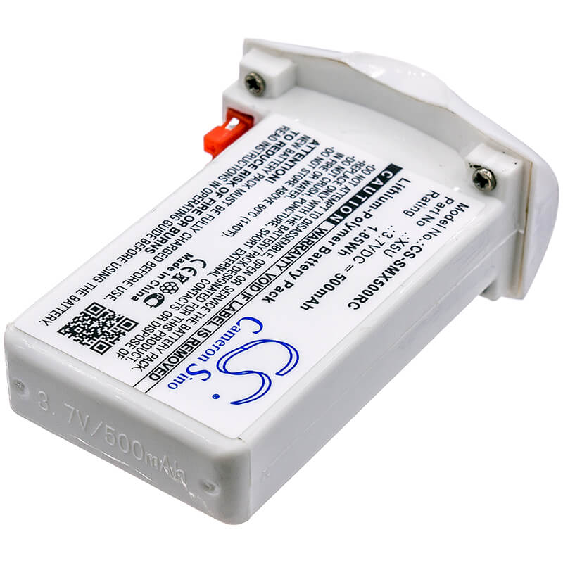 3.7V, 500mAh, Li-Polymer Battery fits Syma, X5u, X5uc, 1.85Wh
