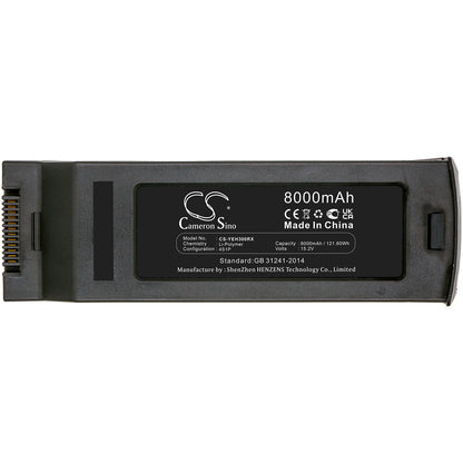 15.2V, 8000mAh, Li-Polymer Battery fits Yuneec, Typhoon H3, 121.6Wh
