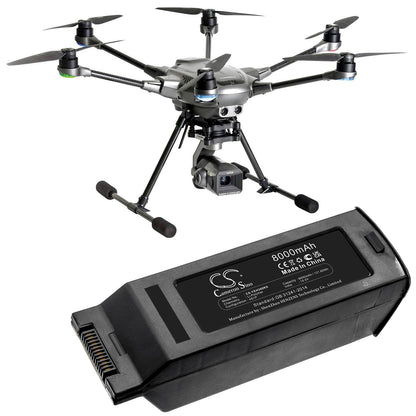 15.2V, 8000mAh, Li-Polymer Battery fits Yuneec, Typhoon H3, 121.6Wh
