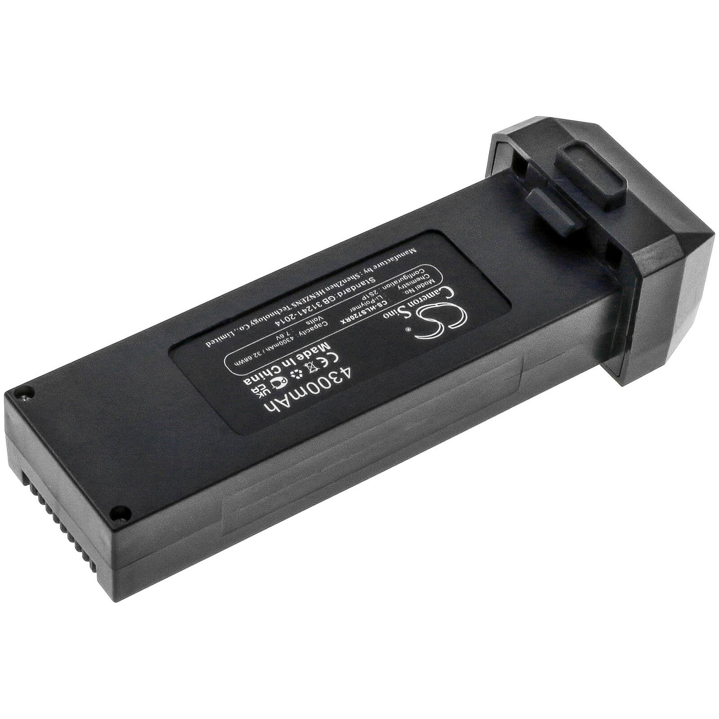 7.6V, 4300mAh, Li-Polymer Battery fits Holy Stone, Hs720, Hs720e, 32.68Wh