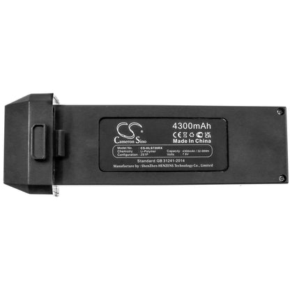 7.6V, 4300mAh, Li-Polymer Battery fits Holy Stone, Hs720, Hs720e, 32.68Wh