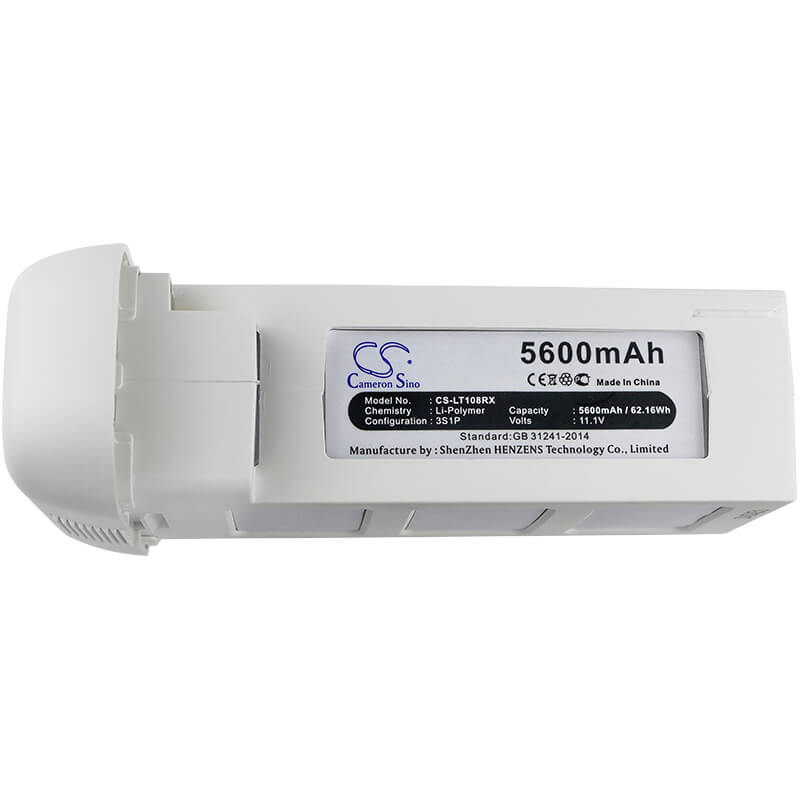 11.1V, 5600mAh, Li-Polymer Battery fits Dji, Phantom 2, Phantom 2 Vision, 62.16Wh
