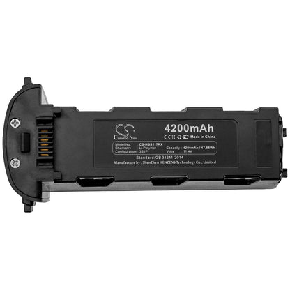 11.4V, 4200mAh, Li-Polymer Battery fits Hubsan, Zino H117s, Zino Pro, 47.88Wh