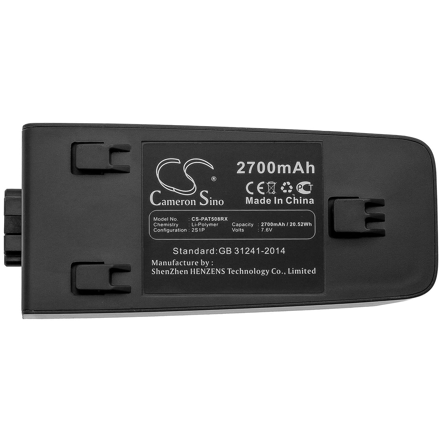 7.6V, 2700mAh, Li-Polymer Battery fits Parrot, Anafi, Anafi Extended, 20.52Wh
