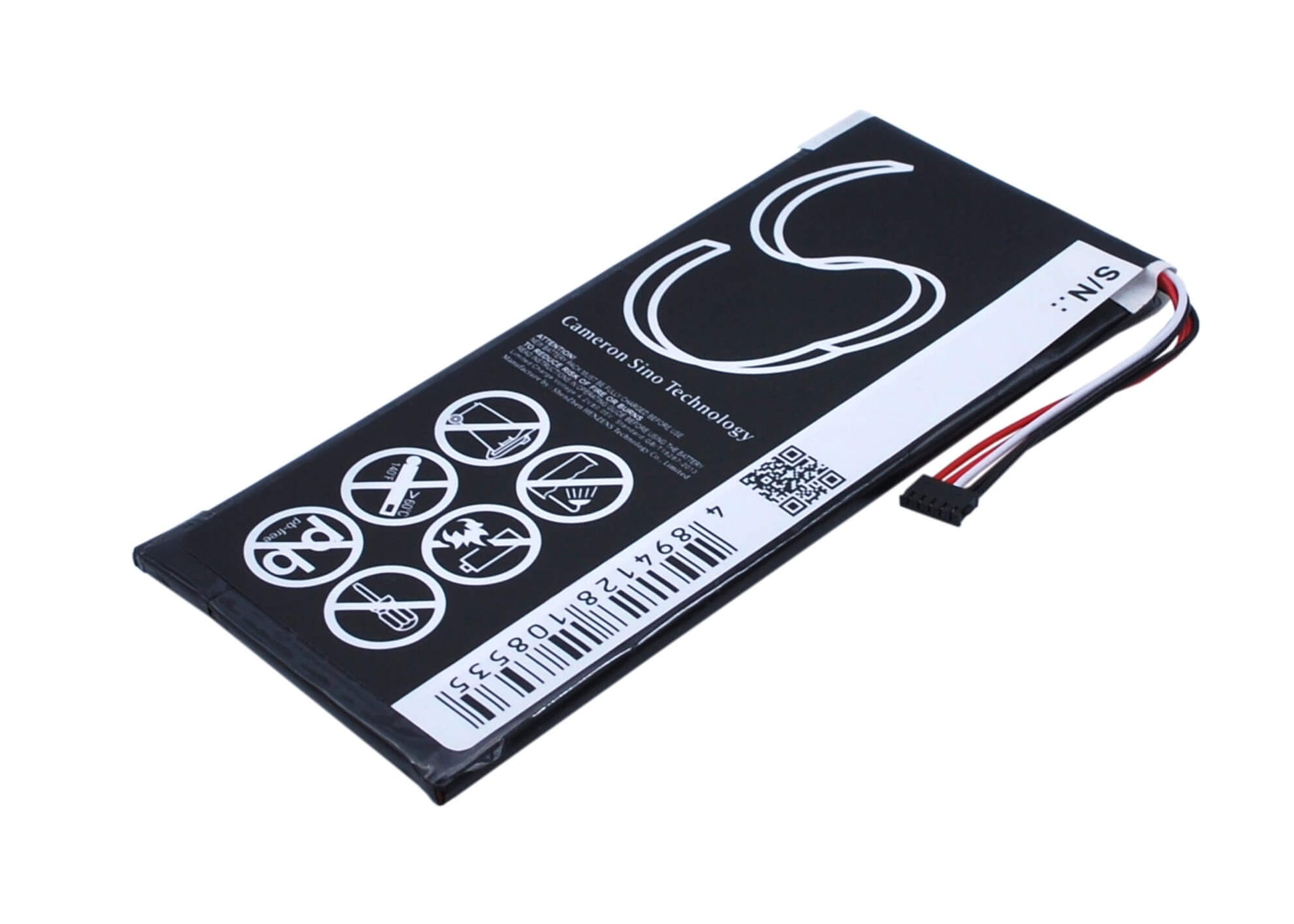 3.7V, 1700mAh, Li-Polymer Battery fits Sony, Prs-950, Prs-950sc, 6.29Wh