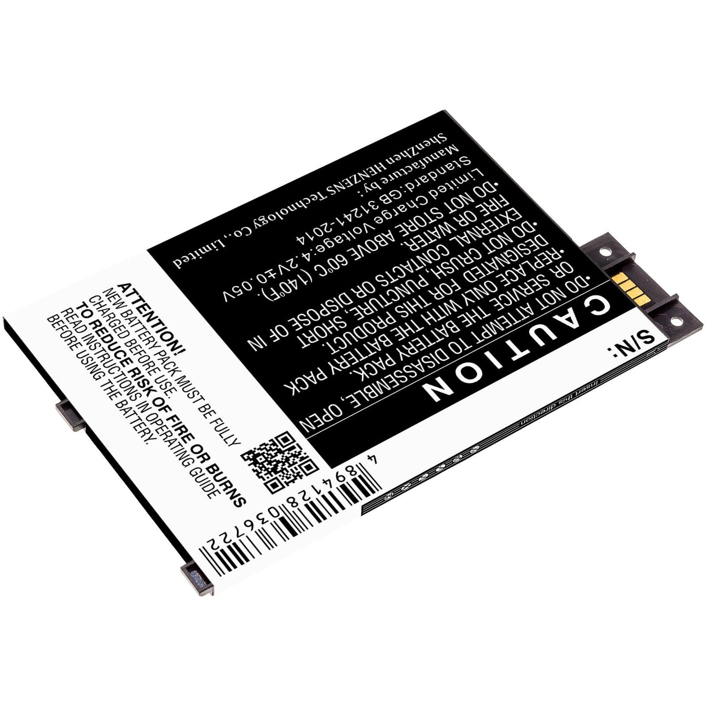 3.7V, 1900mAh, Li-Polymer Battery fits Amazon, Kindle 3, Kindle 3 Wi-fi, 7.03Wh