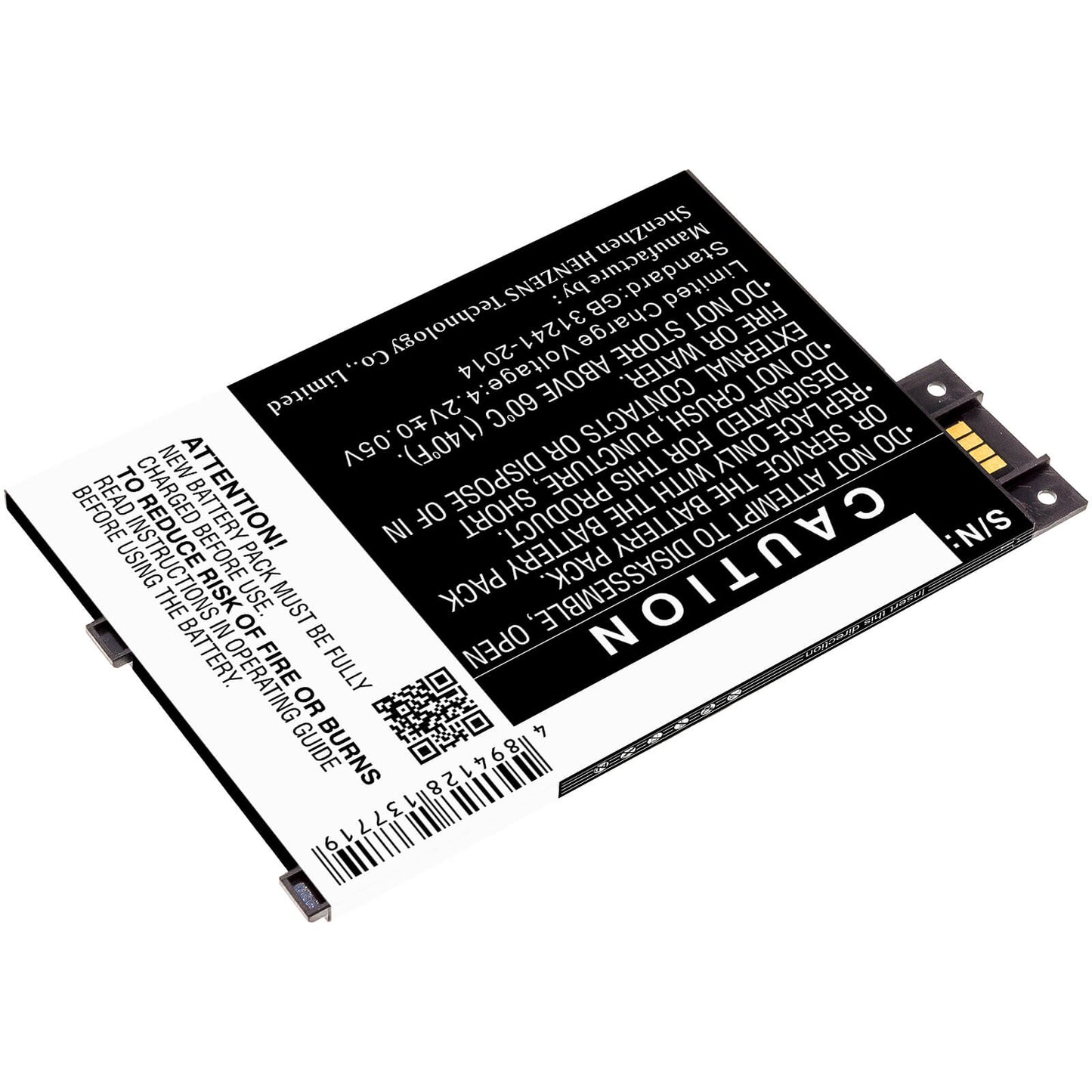 3.8V, 3500mAh, Li-Polymer Battery fits Amazon, Kindle 3, Kindle 3 Wi-fi, 13.3Wh