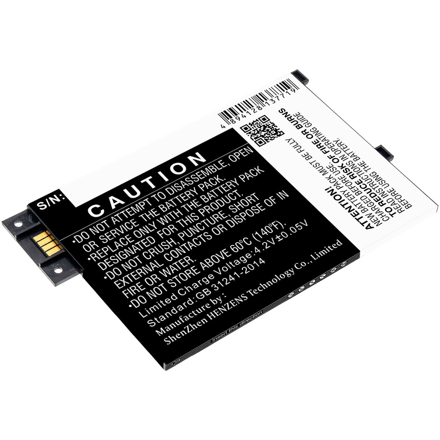 3.8V, 3500mAh, Li-Polymer Battery fits Amazon, Kindle 3, Kindle 3 Wi-fi, 13.3Wh