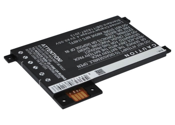 3.7V, 1400mAh, Li-Polymer Battery fits Amazon, D01200, Dr-a014, 5.18Wh
