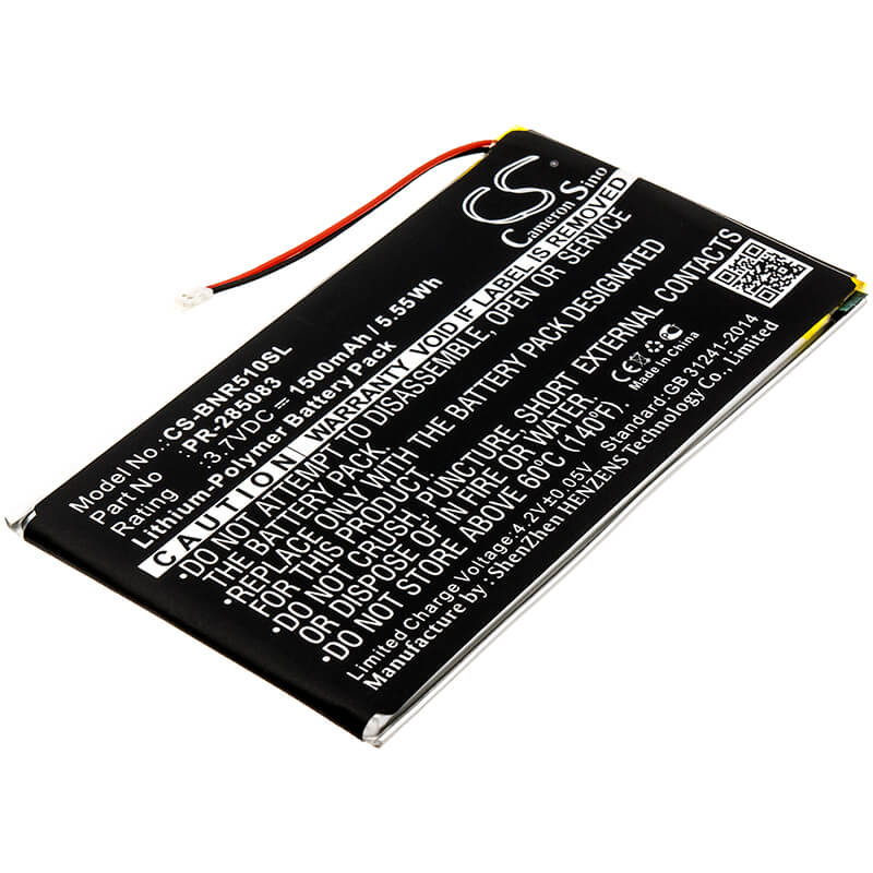 3.7V, 1500mAh, Li-Polymer Battery fits Pocketbook, 631 Touch Hd, 5.55Wh