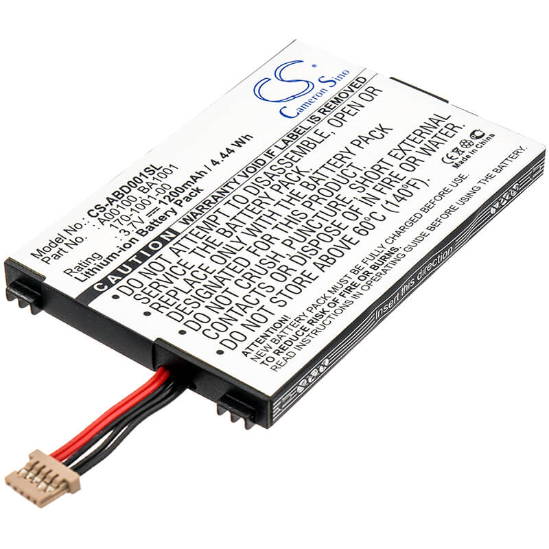 3.7V, 1200mAh, Li-ion Battery fits Amazon, Kindle, Kindle D00111, 4.44Wh
