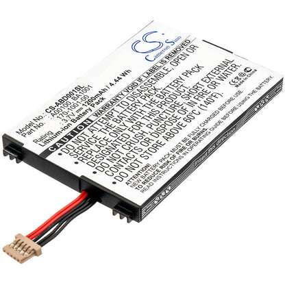 3.7V, 1200mAh, Li-ion Battery fits Amazon, Kindle, Kindle D00111, 4.44Wh